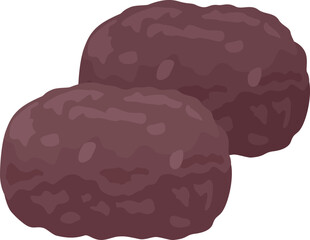 おはぎのイラスト