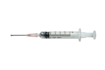 Syringe with needle