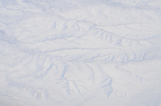 Iced Earth Land Surface Top Satelite View