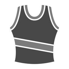 Singlet Greyscale Glyph Icon