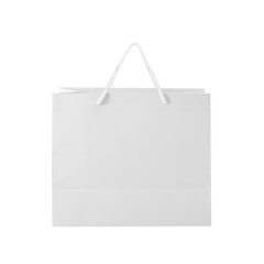 White shopping bag cutout, Png file