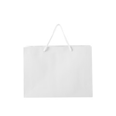 White shopping bag cutout, Png file