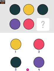 Mind game, Brain questions - IQ TEST, Visual intelligence questions, Find the missing part.