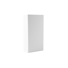 White box mockup cutout, Png file.