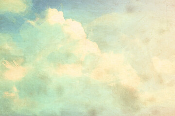 Obraz premium retro sky background