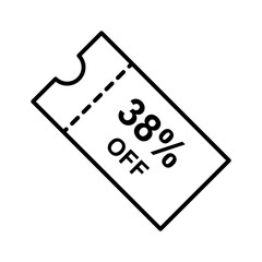 Discount offer icon vector design templates