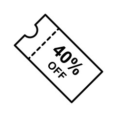 Discount offer icon vector design templates