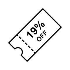 Discount offer icon vector design templates