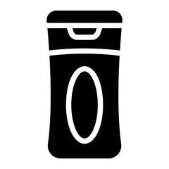 body lotion glyph icon