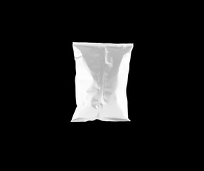 Chips Bag Mockup on a Screen on Backdrop