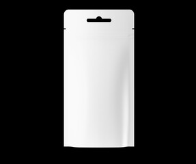 Clean Coffee Package Mockup on a Screen on Backdrop 