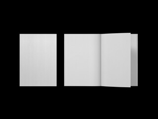 Magazine or a Book on a Background Screen 