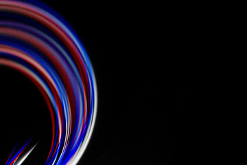 Light leak effect, overlay on black screen