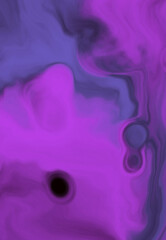 Elegant banner template design with color paint.