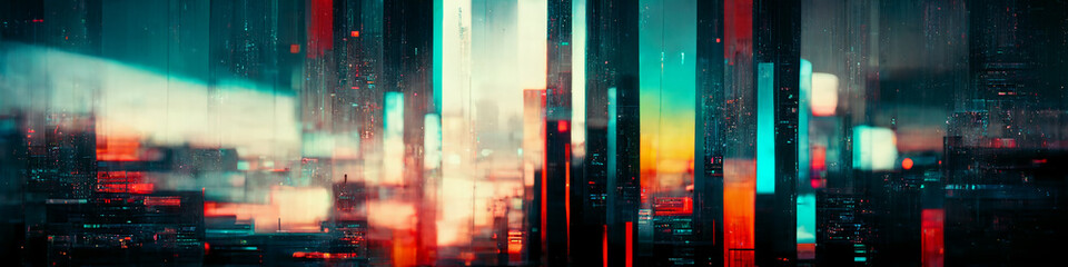 Metaverse futuristic abstract background.