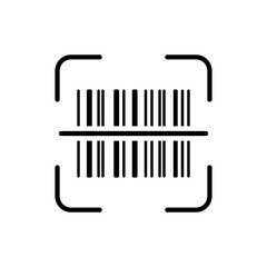 Scan Bar Code Label Line Icon. Barcode Tag Scanner Linear Pictogram. Product Information Identification Outline Icon. Digital Scanning Technology. Editable Stroke. Isolated Vector Illustration