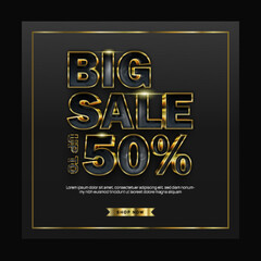 Big sale discount sign