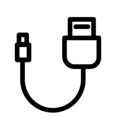 Cable Charging Charging Cable Connector Data Plug Usb Icon