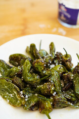 Spanish Blistered Padrón Peppers (Pimientos de Padrón)	
