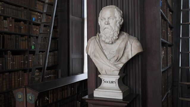 Marble Bust Of The Philosopher Socrates
