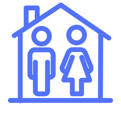 Charity Family Home People Help Icon