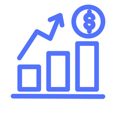 Chart Finance Graph Growth Icome Investment Money Icon