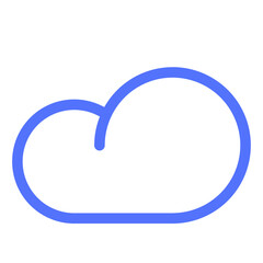 Cloud Database Server Storage Weather Icon