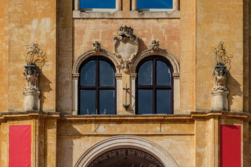 Fototapeta na wymiar Materna, portale palazzi