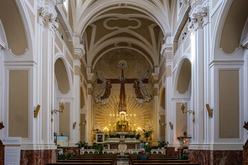 Fototapeta premium Matera, interno chiese