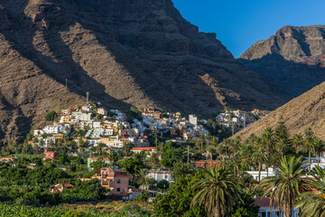 La Gomera valley del Rey Canary island