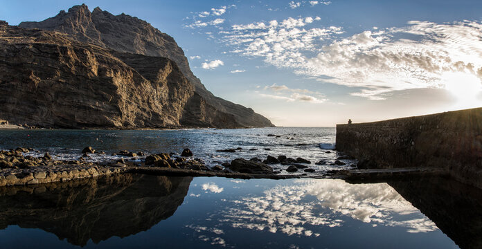 La Gomera Alojera sunset Canary islands