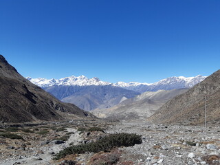 Fototapeta na wymiar Annapurna mountains