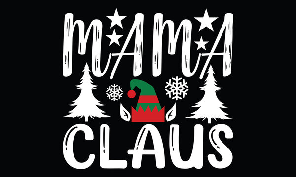 Mama Claus Christmas Cloth ,Love Gift For mama