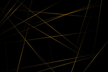 Abstract black with gold lines, triangles background modern design. Vector illustration EPS 10.