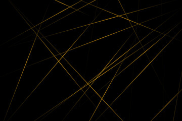 Abstract black with gold lines, triangles background modern design. Vector illustration EPS 10.