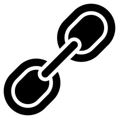 Link glyph icon