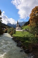 Fototapeta na wymiar Ramsau bei Berchtesgaden