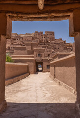Fototapeta premium An ancient fortress city in Morocco near Ouarzazate