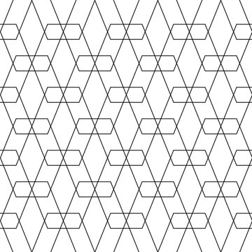 Vector seamless geometric pattern for textile, paper and other surfaces