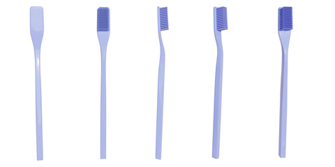 toothbrushes on display in a store