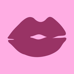 illustration of lips
