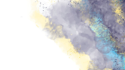 Elegant Colorful Minimal Watercolor Background
