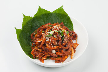 cooking, food, food, meals, food, seafood, octopus, stir-fry, stir-fried octopus, spicy, red, red, food ingredients, Korean food, Korean food, Korean food, Korean food, Korean culture,낙지볶음,낙지,해산물,