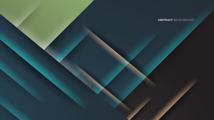 Green tosca abstract background geometry shine and layer element vector. Design illustration for website.