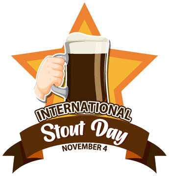 International Stout Day Poster Design