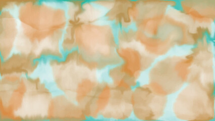 Abstract Terracotta Watercolor Background
