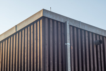 Naklejka premium facade of a building with windows