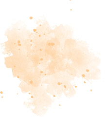 watercolor colorful wet dye yellow splash