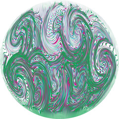 Fototapeta na wymiar Colorful sphere . Lines constructed transparent sphere .Vector .Technology sphere Logo . 3d design element . Abstract holographic circle .