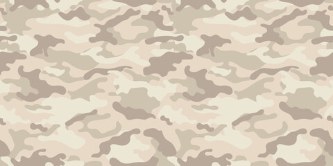Desert camouflage military pattern. Vector camouflage pattern for clothing design. © Osipov Art